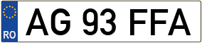 Truck License Plate